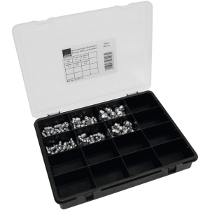 Assortimento di nippli di lubrificazione con valigetta 90 pz.