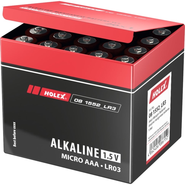 Batterie alcaline al manganese