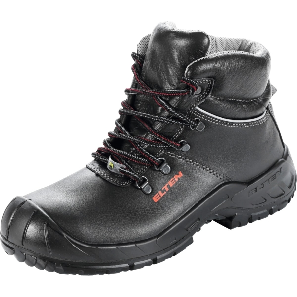 Calzatura alta con lacci nera LAURENZO RUBBER Mid ESD