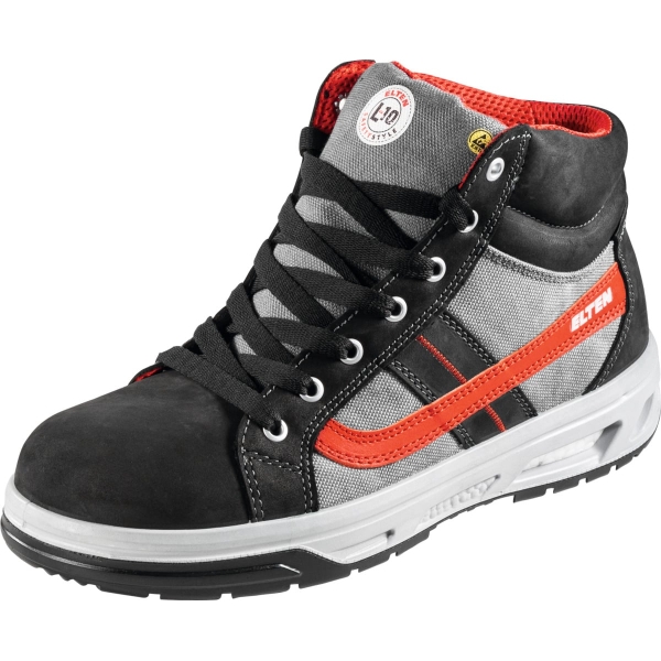 Calzatura alta con lacci nera NEWTON black Mid ESD