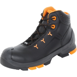 Calzatura alta con lacci nera/arancione uvex 2