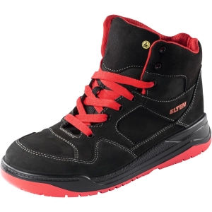 Calzatura alta con lacci nera/rossa MAVERICK black-red Mid ESD