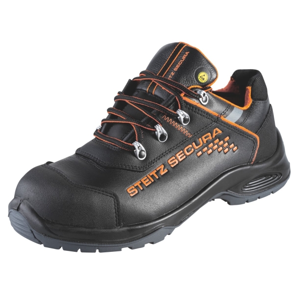 Calzatura bassa nera/arancione VX 7500