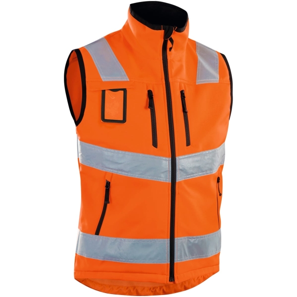 Gilet in softshell alta visibilità