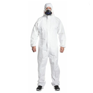 HOLEX - Tuta da lavoro tipo 5/6, bianco, Taglia unisex: 2XL