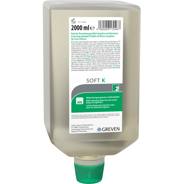 Lozione detergente per la pelle GREVEN SOFT K