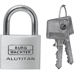 Lucchetto ALUTITAN ad apertura con chiave diversa