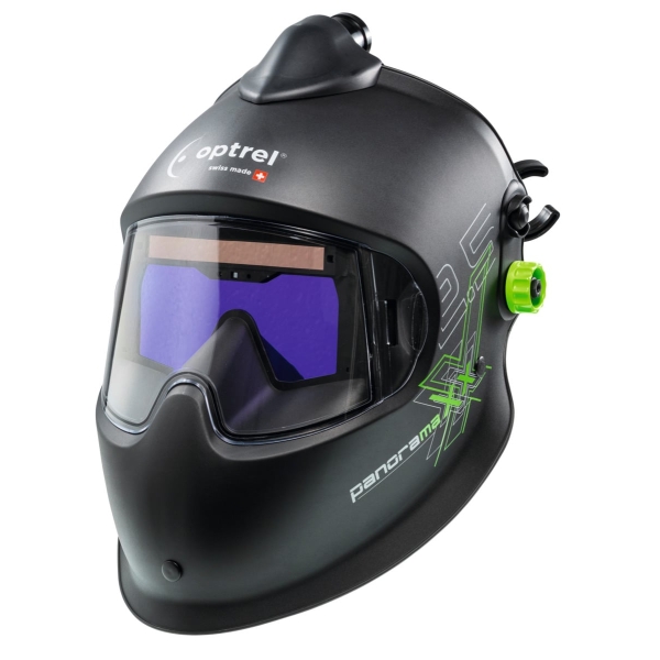 Maschera per saldatura auto-oscurante optrel panoramaxx