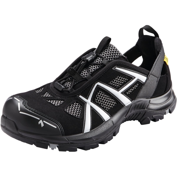Sandalo nero/argento Black Eagle Safety 61 Low ESD