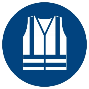 Segnali di obbligo Utilizzare gilet alta visibilità