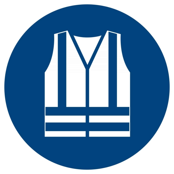 Segnali di obbligo Utilizzare gilet alta visibilità