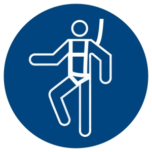 Segnali di obbligo Utilizzare imbracatura per il corpo