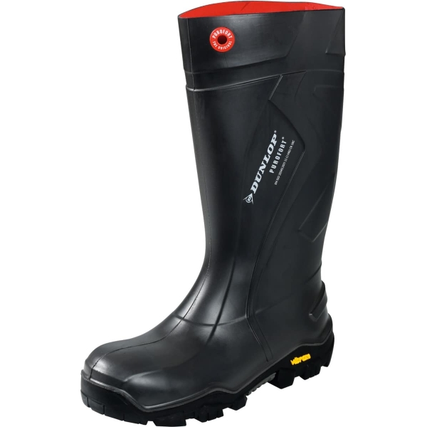 Stivale di sicurezza grigio scuro DUNLOP PUROFORT+ EXPANDER FULL SAFETY