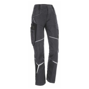 KÜBLER - Pantaloni da donna BODYFORCE, antracite / nero, Taglia DE: 36