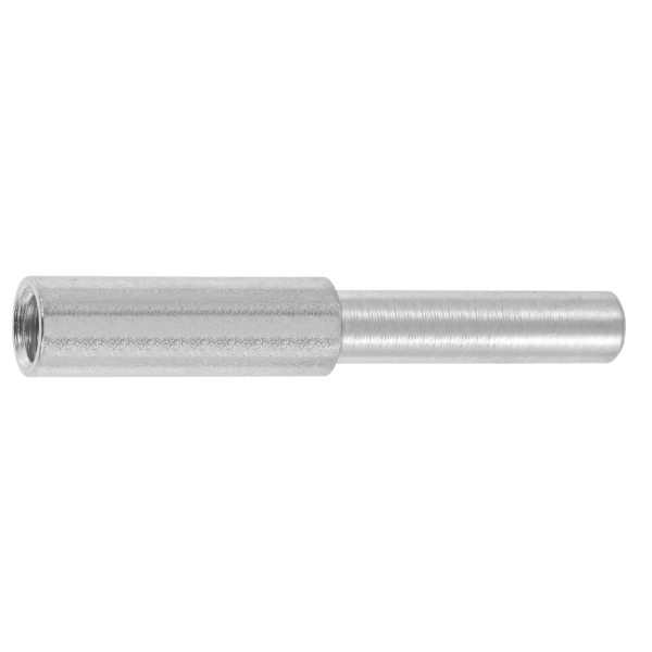 Adattatore filettato con filettatura interna M6 ⌀ Codolo 6 mm