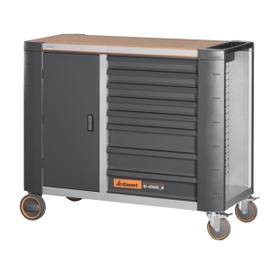 Carrello a banco ToolTruck con piano di lavoro in bambù