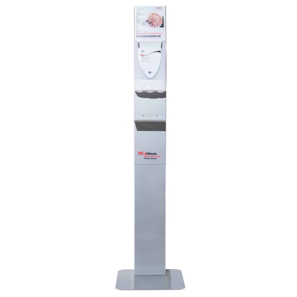 Colonna autoportante per dispenser touchfree