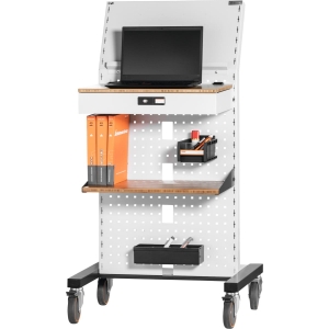 Console per computer con ripiano per PC portatile