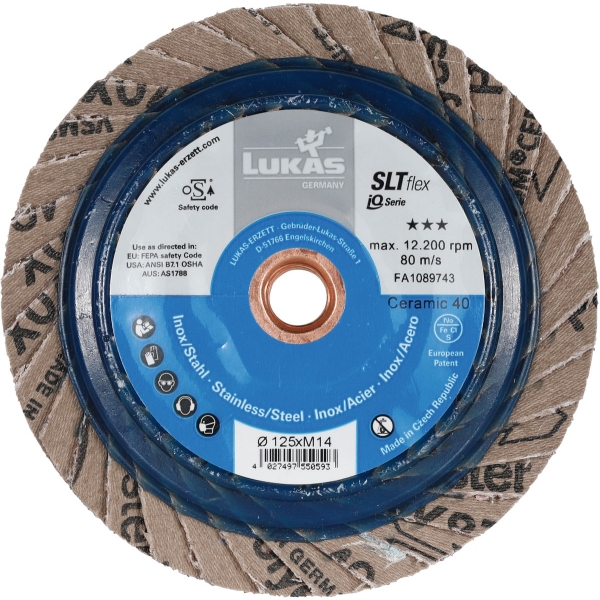 Disco abrasivo lamellare SLTflex (CER)