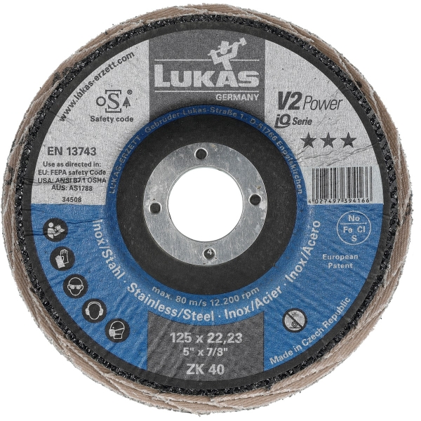 Disco abrasivo lamellare V2 Power