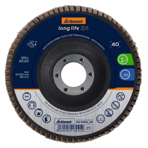 Disco abrasivo lamellare long life ZA conico