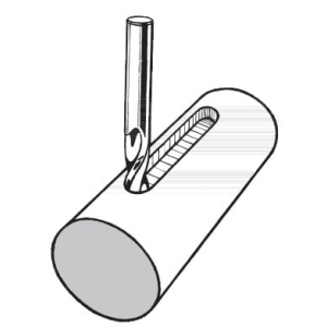 Fresa per asole HSS-Co8