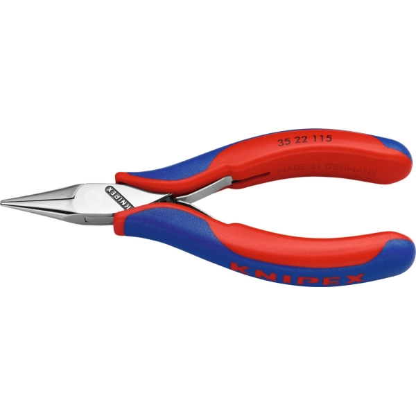 Pinza a becchi piatti per elettronica