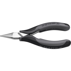 Pinza a becchi piatti per elettronica