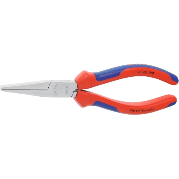 Pinza per meccanica cromata becchi piatti larghi