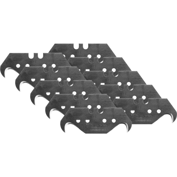 Set di 10 lame di ricambio a forma di gancio “multisharp”