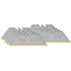 Set di 10 lame di ricambio a forma trapezoidale “longlife”
