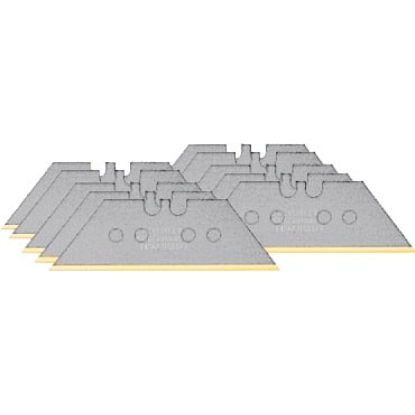 Set di 10 lame di ricambio a forma trapezoidale “longlife”