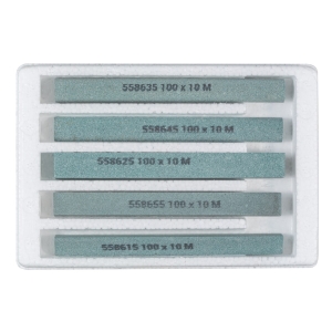 Set di 5 lime abrasive in carburo di silicio