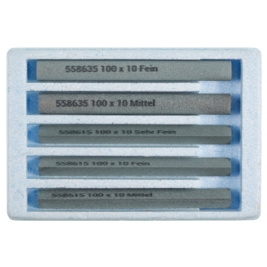 Set di 5 lime abrasive in carburo di silicio