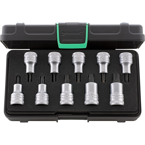Set di bussole con inserti per Torx
