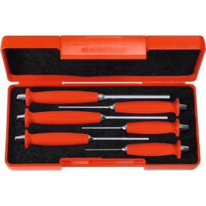 Set di cacciaspine con impugnatura in astuccio di plastica ABS
