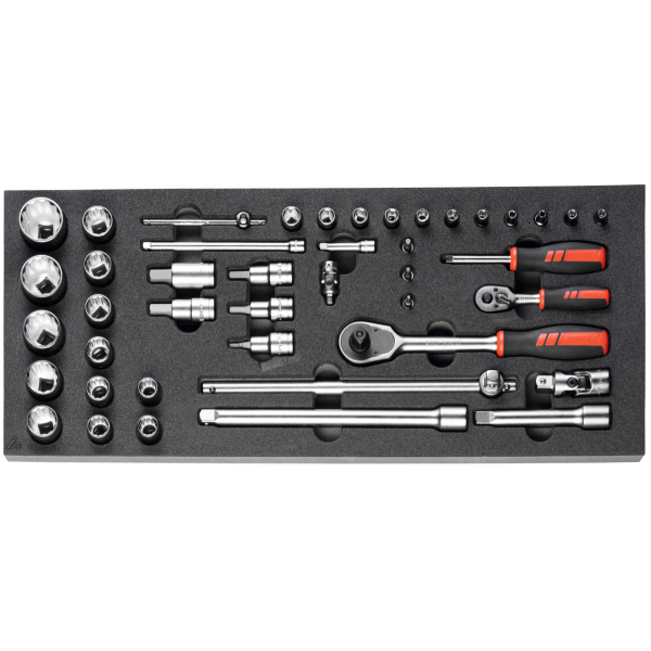 Set di chiavi a bussola da 1/2 e 1/4 pollice