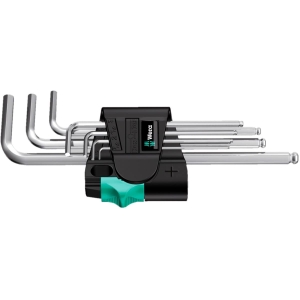 Set di chiavi maschio esagonali piegate Hex-Plus