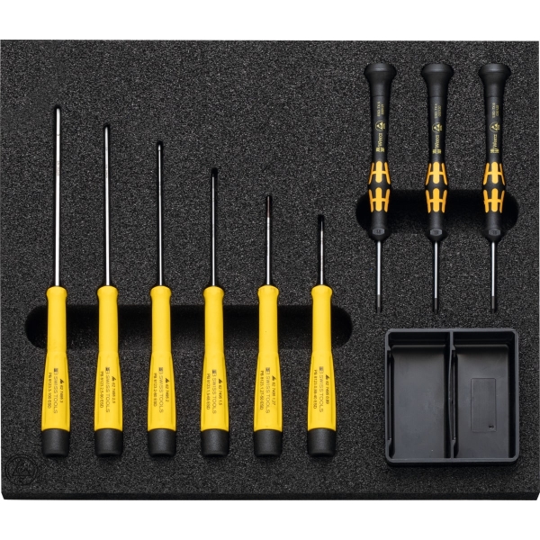 Set di giraviti ESD per viti Torx e a testa esagonale
