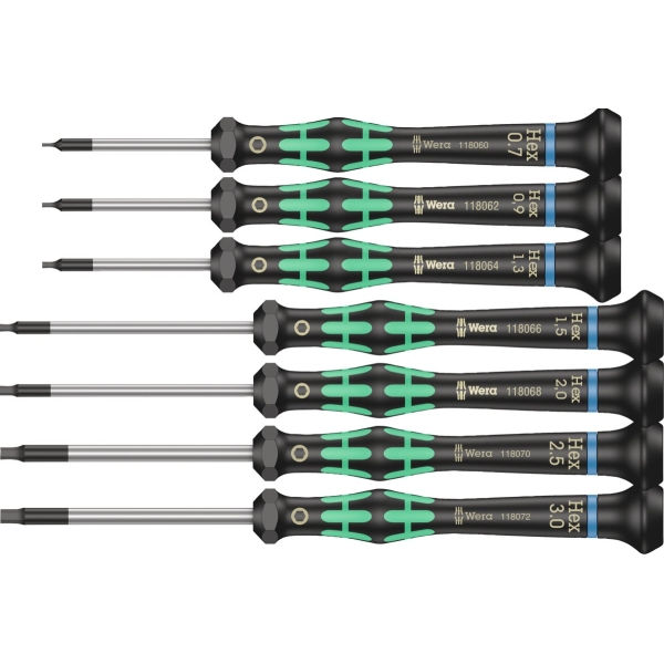 Set di giraviti esagonali per elettronica Kraftform Micro