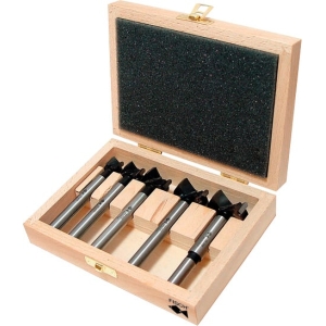 Set di mecchie in metallo duro in astuccio di legno