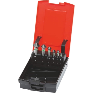 Set di svasatori conici HOLEX Pro Steel n. art. 150182 in cassetta 90°