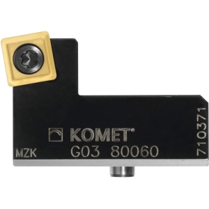 Supporto KOMET TwinKom per doppio tagliente α = 80° sgrossatura