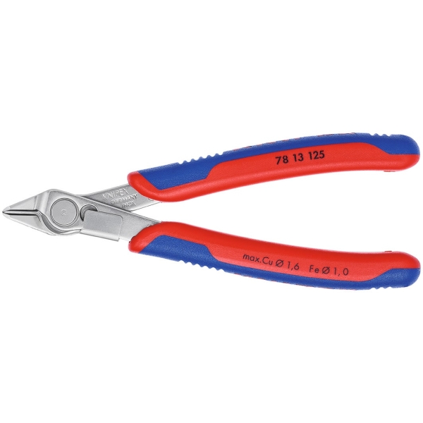 Tronchese a tagliente laterale per elettronica Super Knips con reggifilo