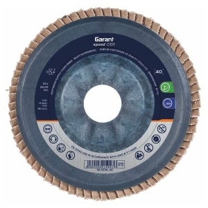 GARANT - Disco abrasivo lamellare long life CER conico ⌀ 115 mm