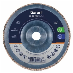 GARANT - Disco abrasivo lamellare long life CER conico ⌀ 178 mm