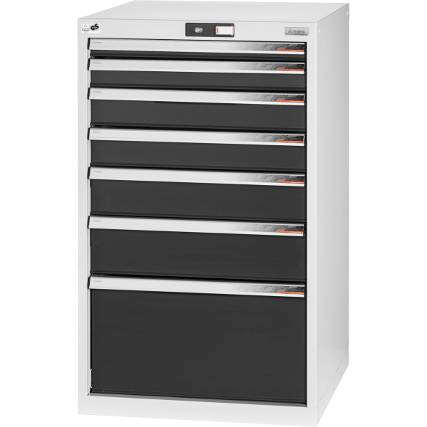 Cassettiera per utensili con cassetti 75 kg