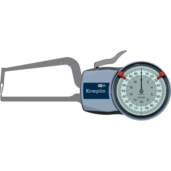 Comparatore spessimetro per tubi