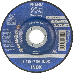 Disco abrasivo per sgrossatura SG-INOX