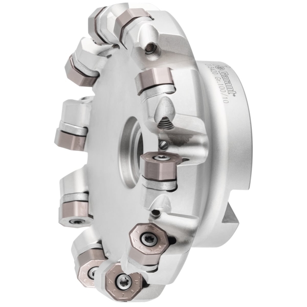 Fresa a spianare a 45° TwinCut passo stretto